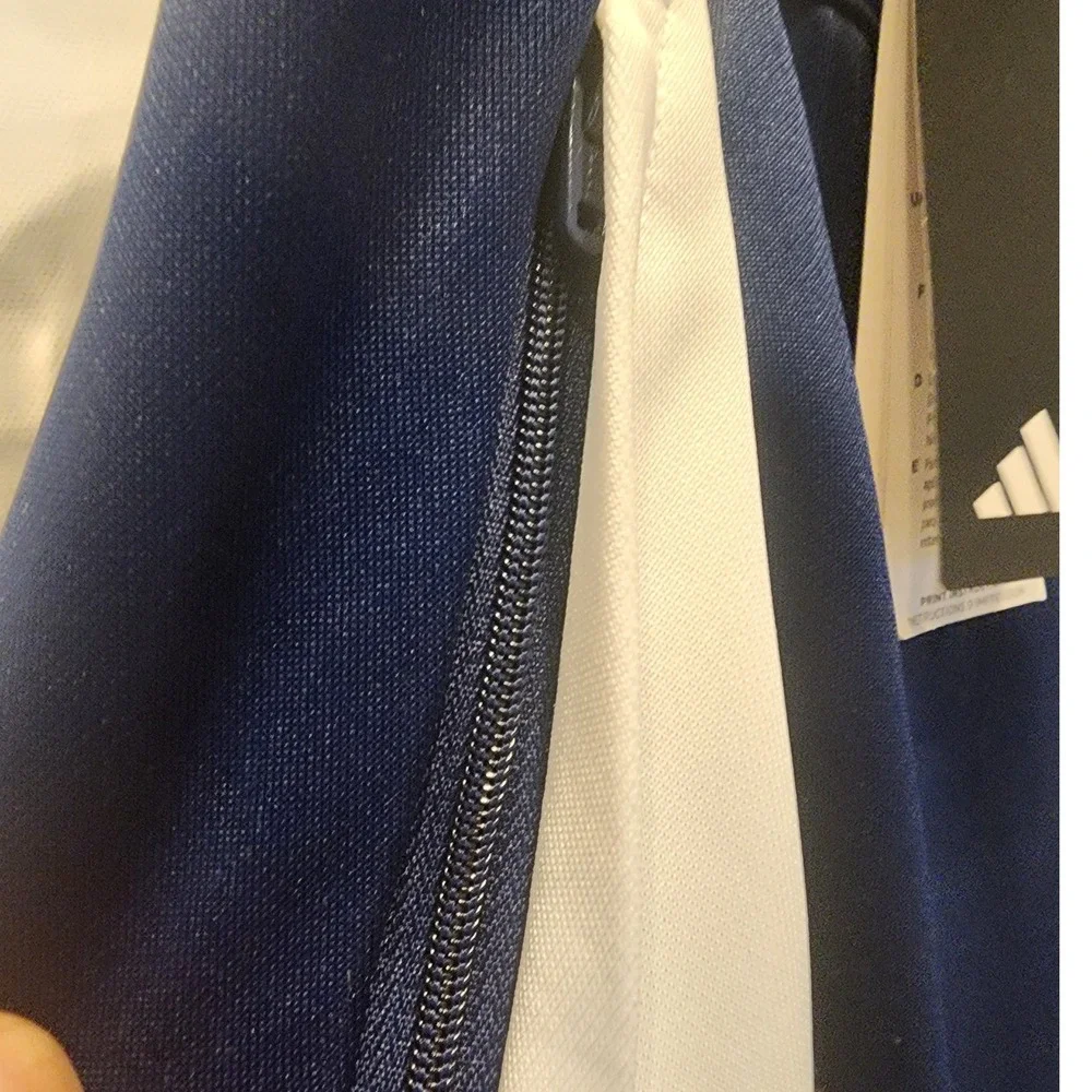Adidas ST2 Tiro24 Mens Team Navy Blue Soccer Football Pants Joggers‎ Athletic  L